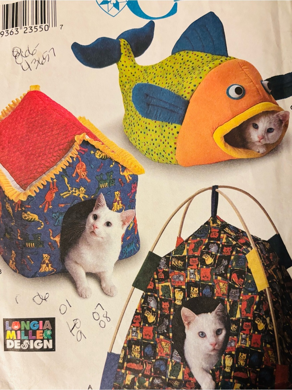 Vintage Simplicity 9004 Pattern for Cat Bed New Uncut - Picture 6 of 8